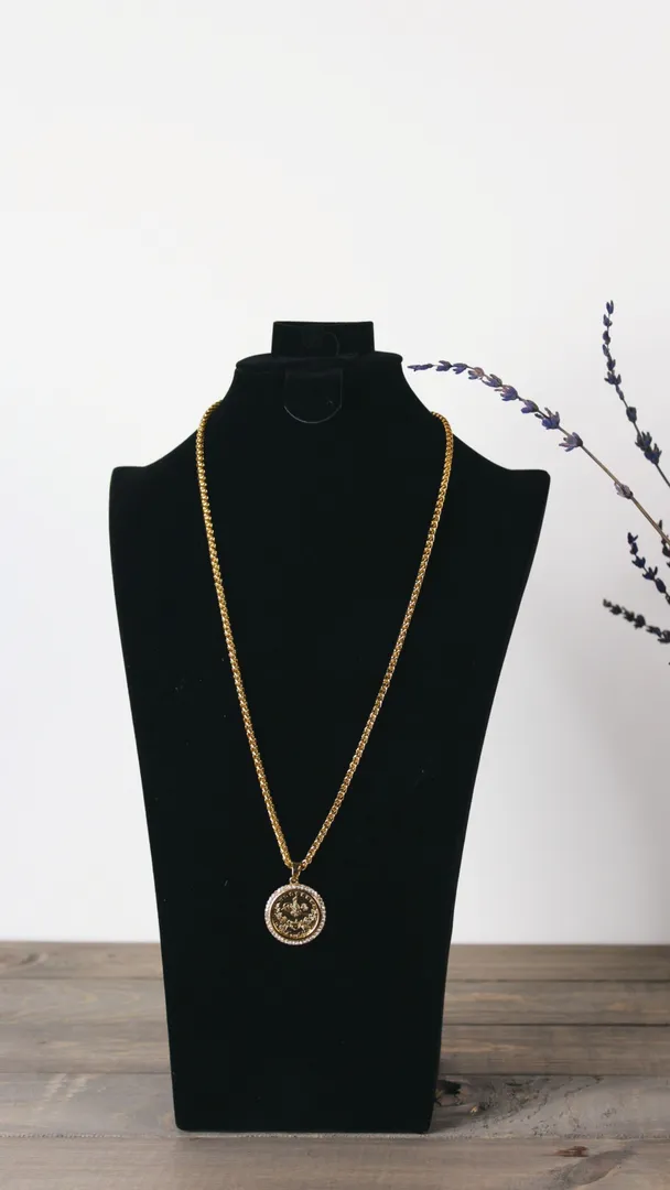Gold-plated Ottoman lira Necklace
