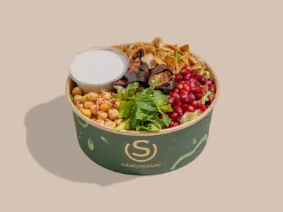 Chickpea Fatteh Salad