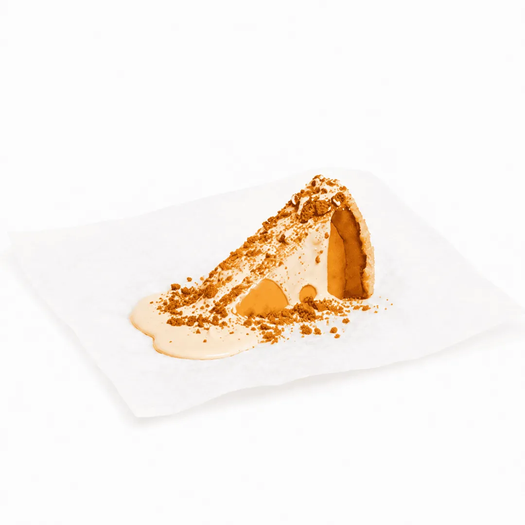 White Chocolate Lotus San Sebastián Cheesecake