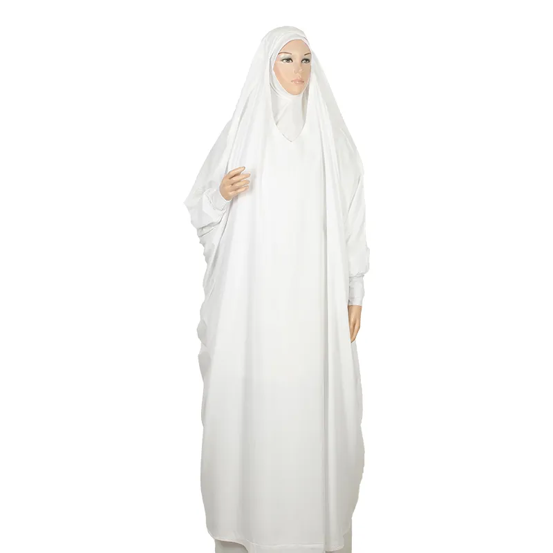 عباية راس للحج والعمرة (أبيض)