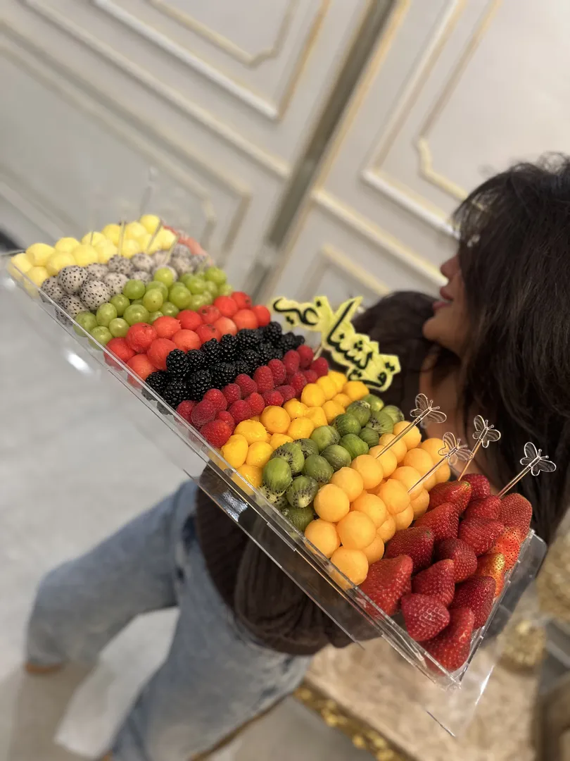 Fruit balls tray