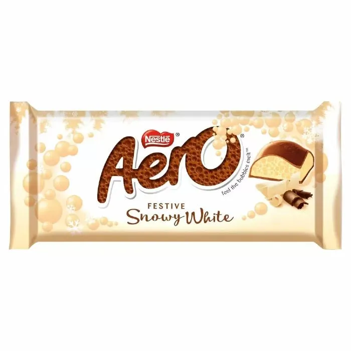 Aero Snowy White bar 90g