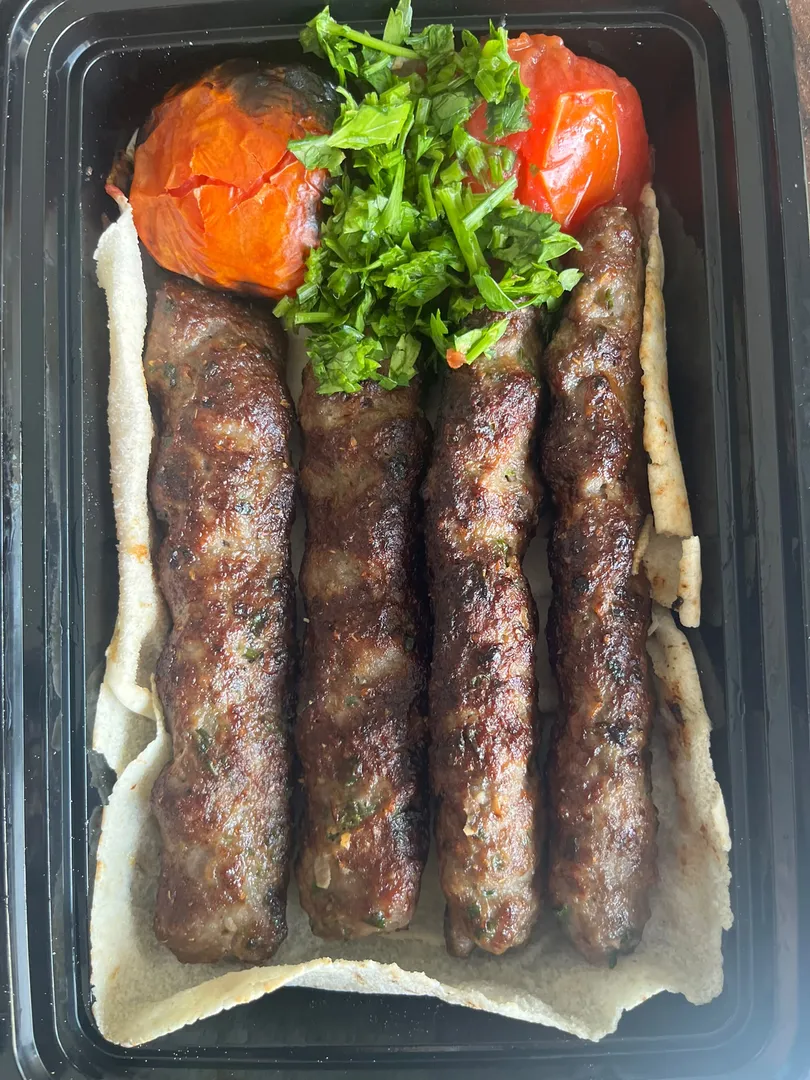 KEBAB PLATTER with Hummus