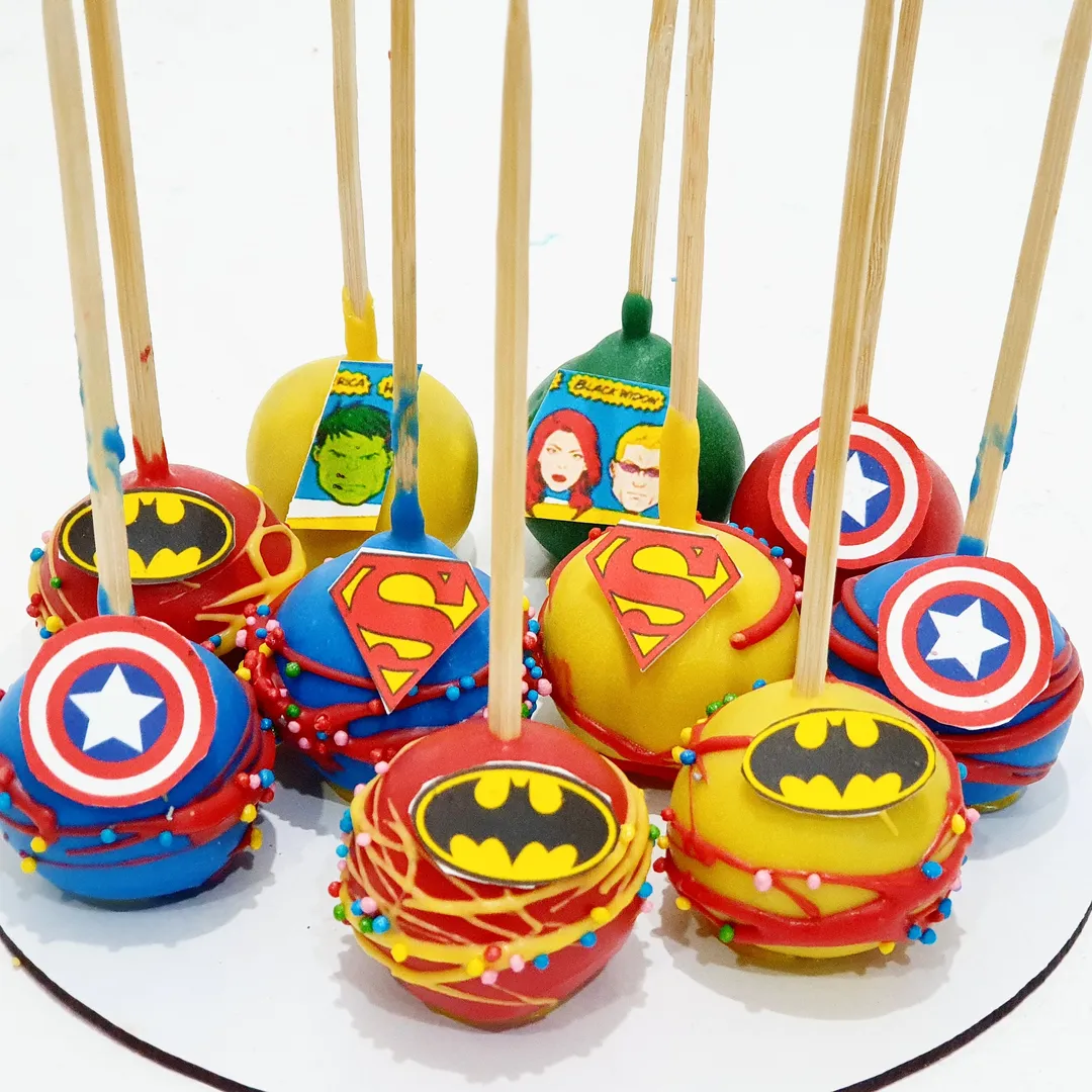 avengers Cake pops pack of 10 pieces