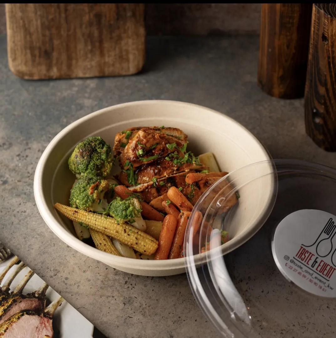 honey glazed chicken with roasted vegetables