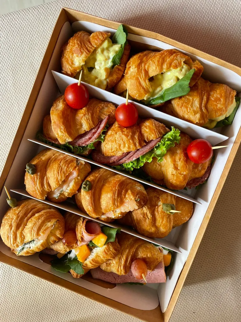 Mini Croissant Boxes *Seafood