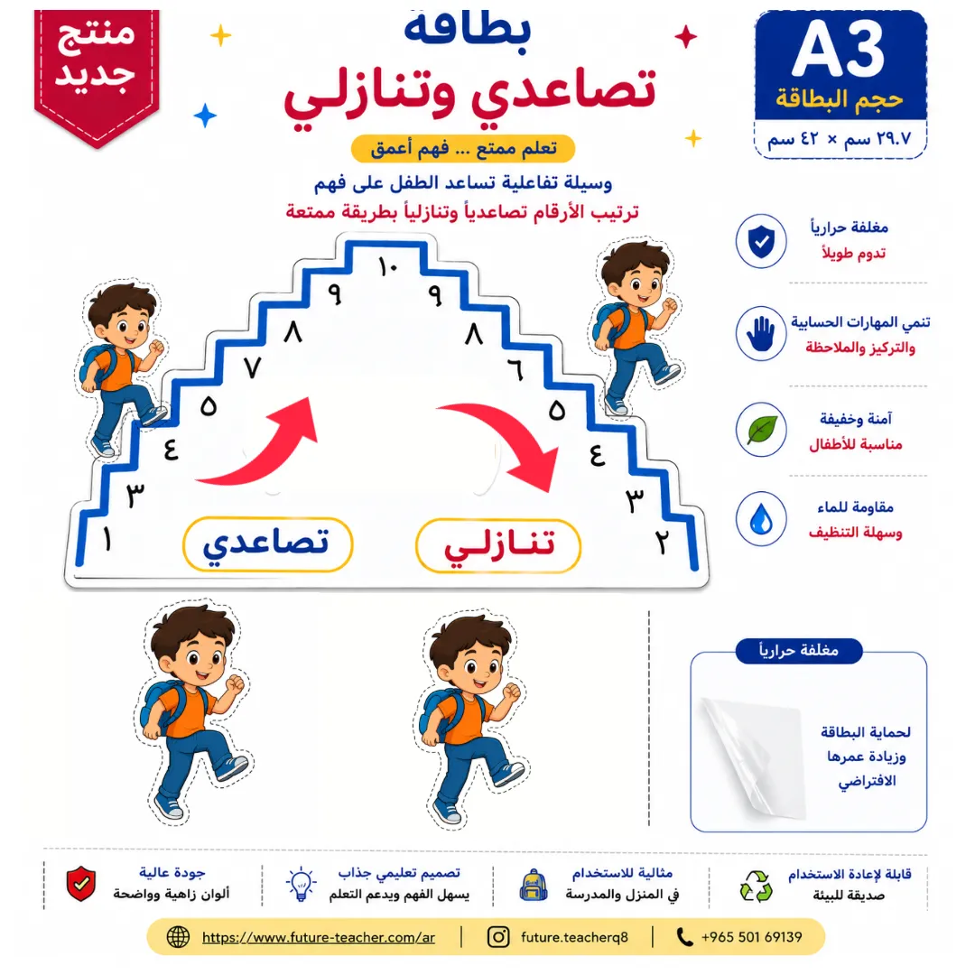 سلم تصاعدي وتنازلي