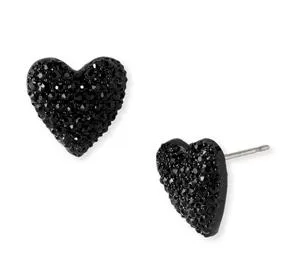Betsey Johnson - Crystal Heart Earrings