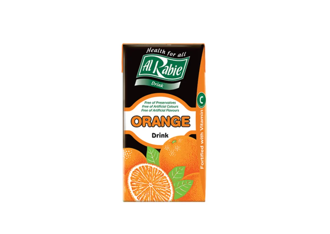 Al Rabie Orange Juice 125ml x 18 Pieces