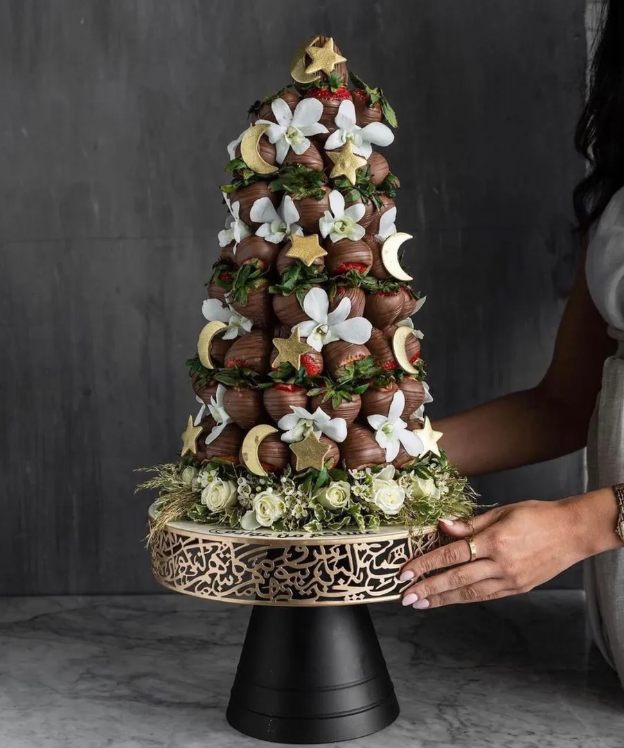 Strawberry Ramadan Arabic Pyramid