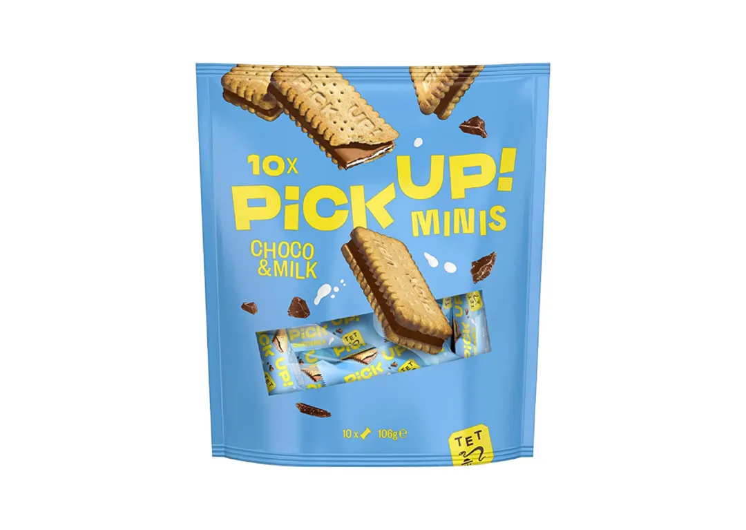 Bahlsen Pick Up Biscuits with Choco & Milk filling (10 Pieces) 106g