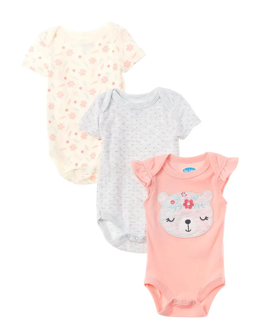 Baby Girls 3PCS Bodysuits