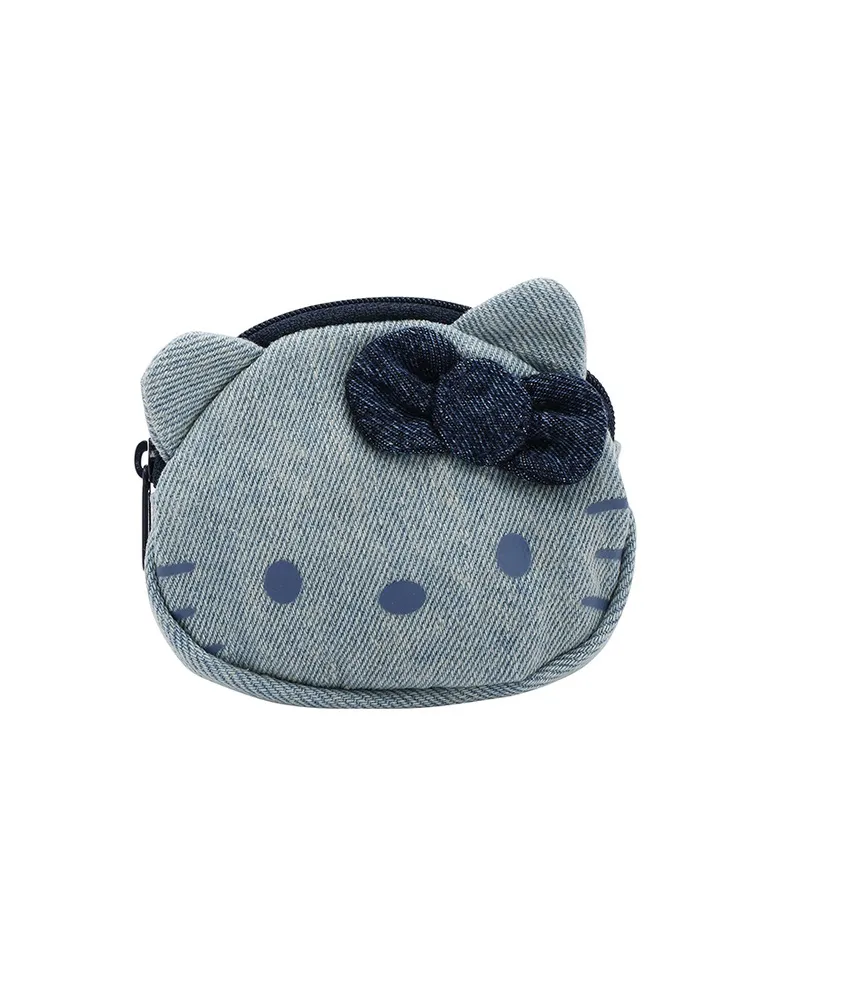 Hello Kitty Denim Coin Purse