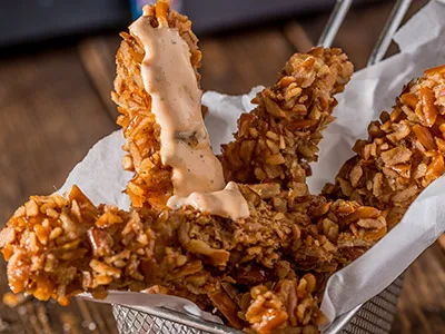 Pretzels Crusted Chicken