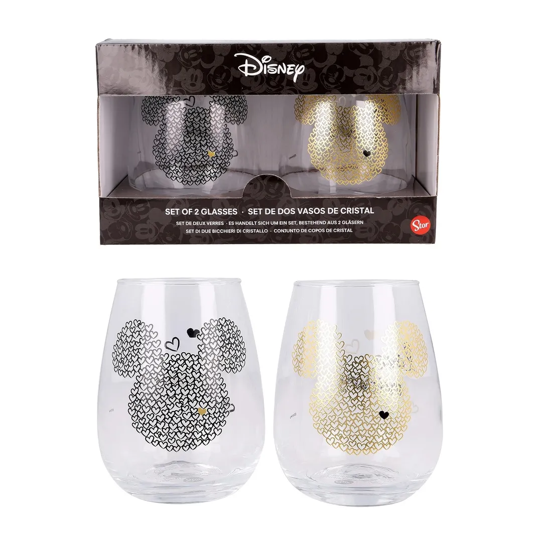 Mickey Mouse 2 Glasses Set