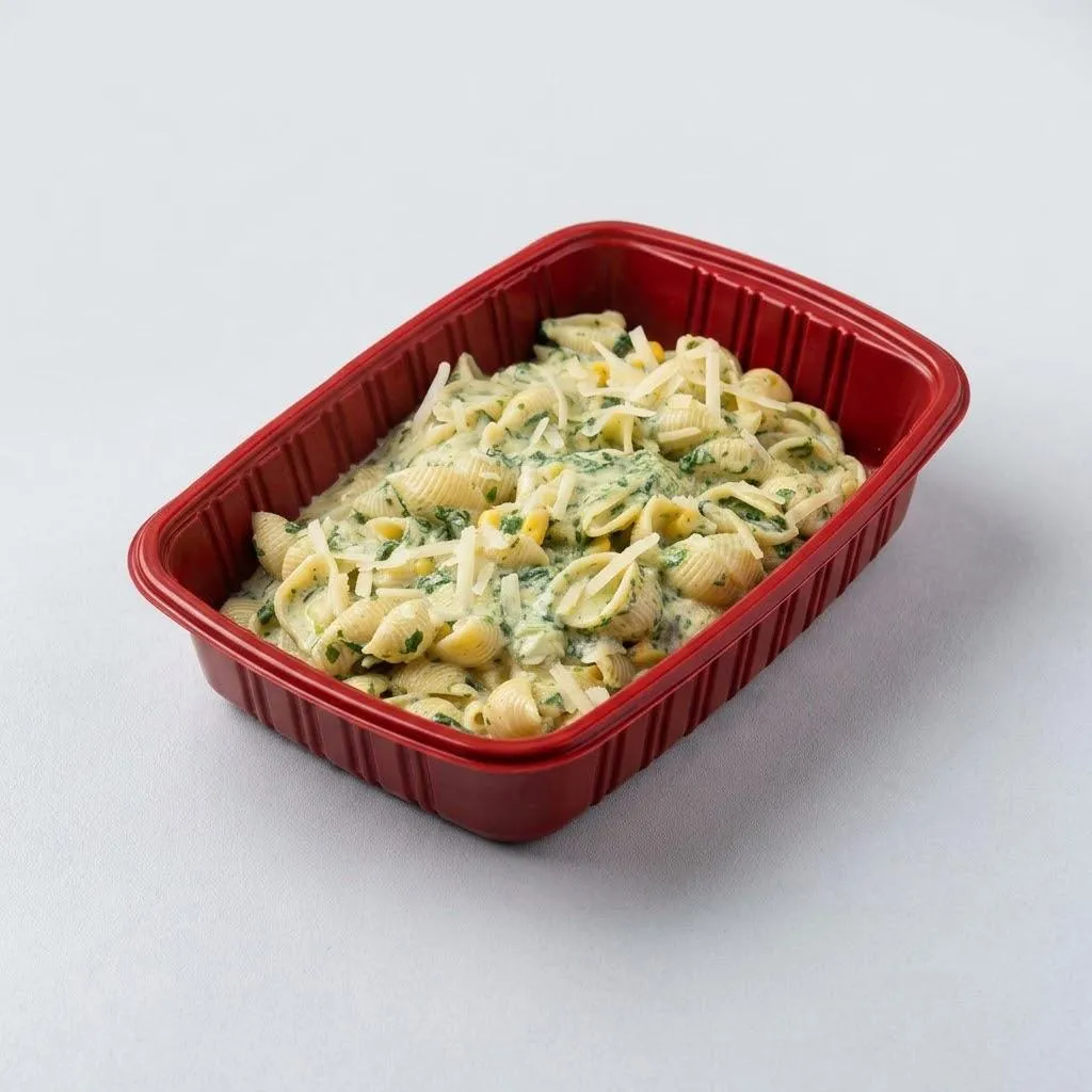 Creamy Corn and Spinach Pasta