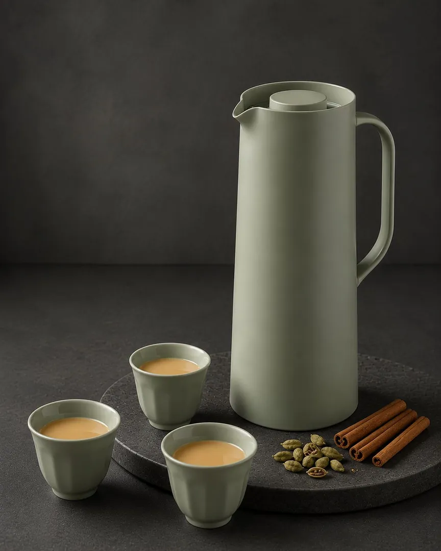 Karak Tea Thermos With Saffron