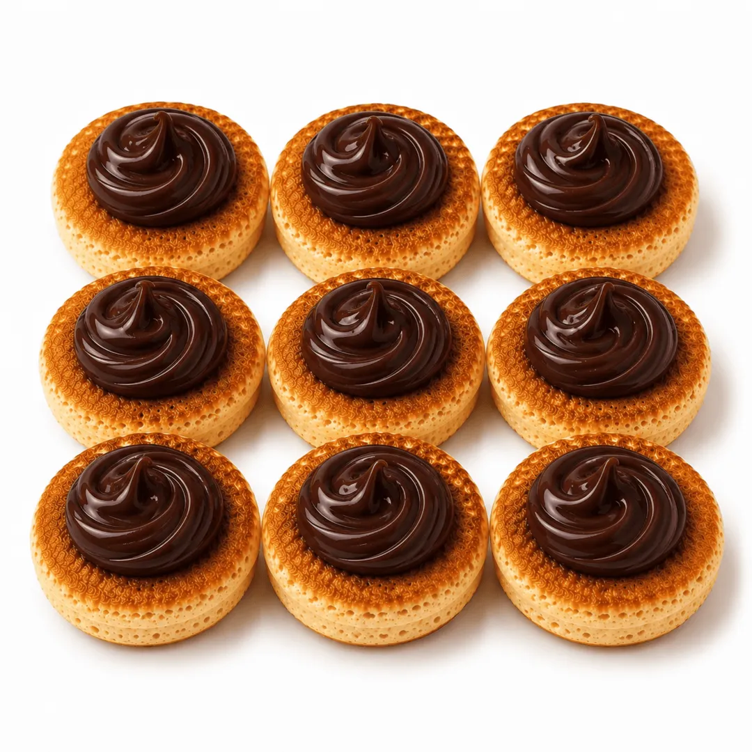 Mini Pancake choclate ( 9 Pieces )