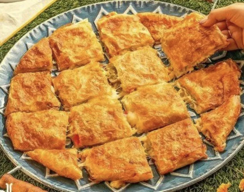 فطير خضروات نباتي وسط