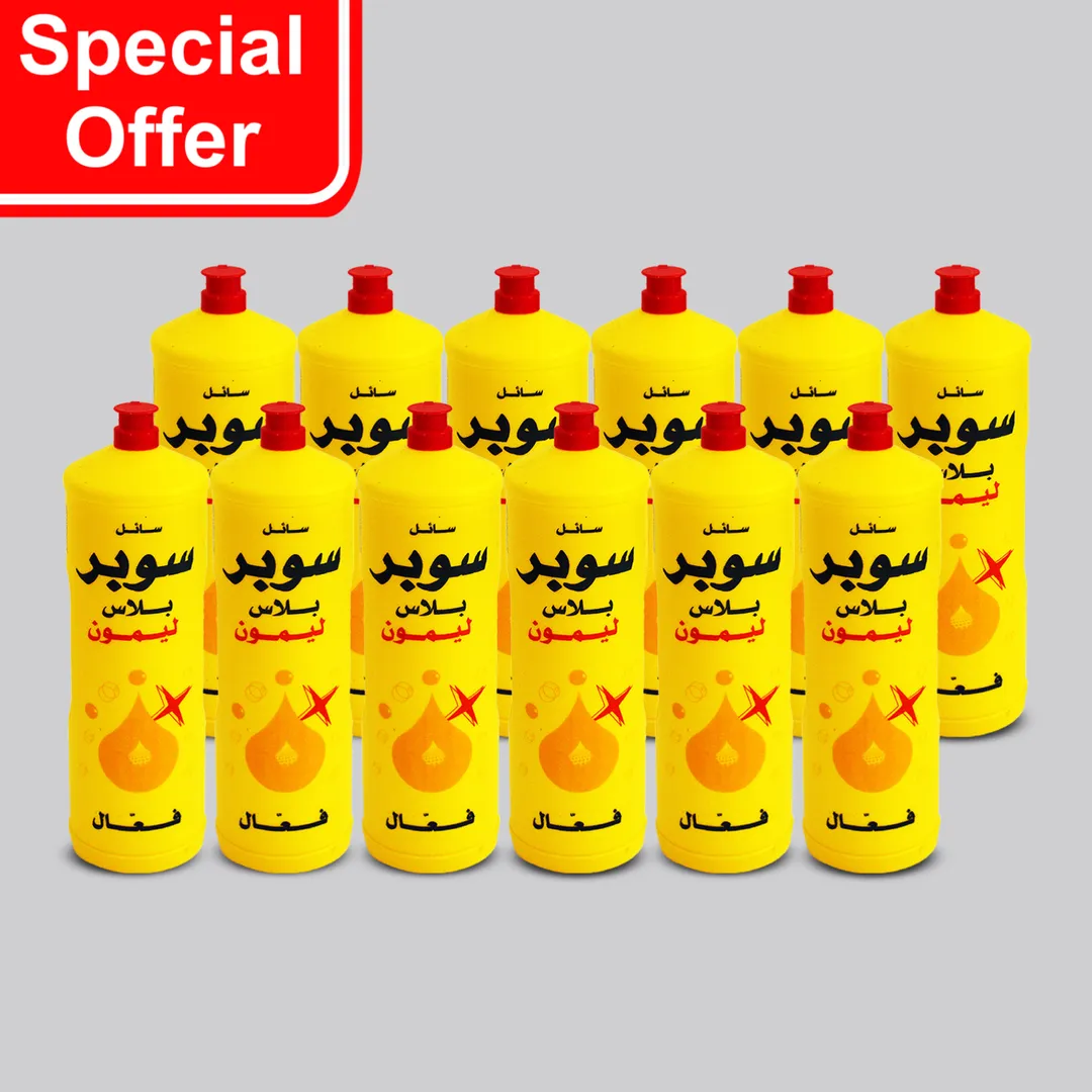 عرض 12 حبة سائل غسيل صحون سوبر بلاس - 500 مللي