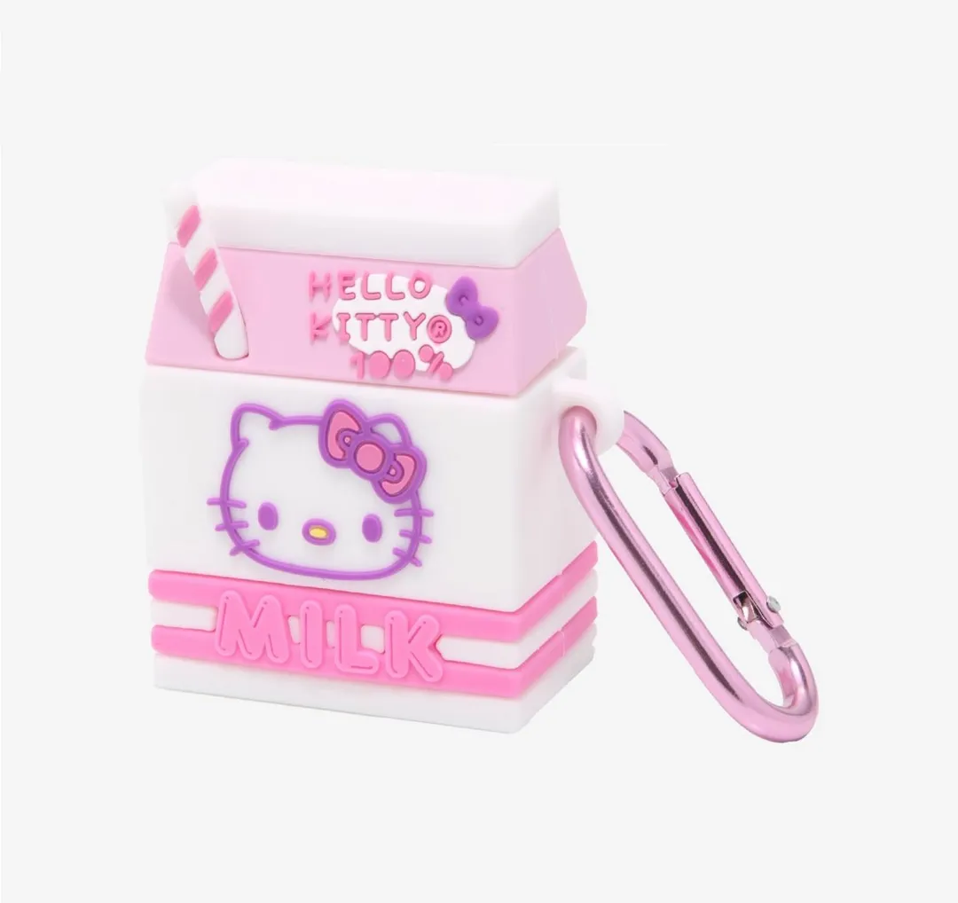 Hello Kitty Milk Airpod Cases