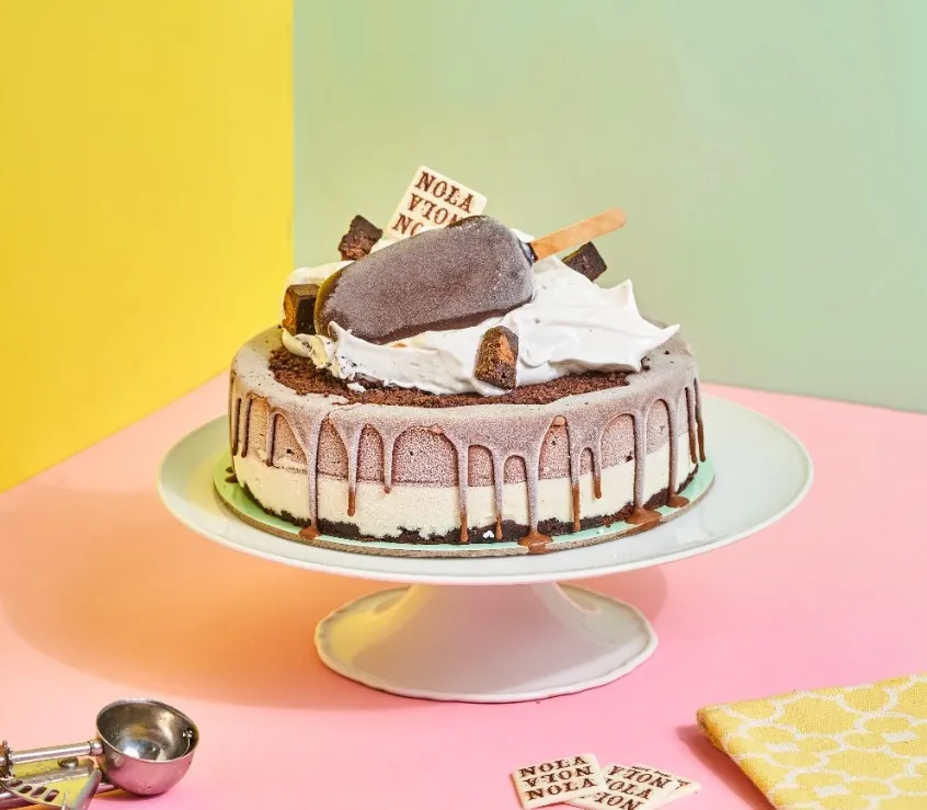 Vanilla Chocolate Gelato Cake