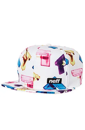 Neff - P-Shooter Snapback Hat - White
