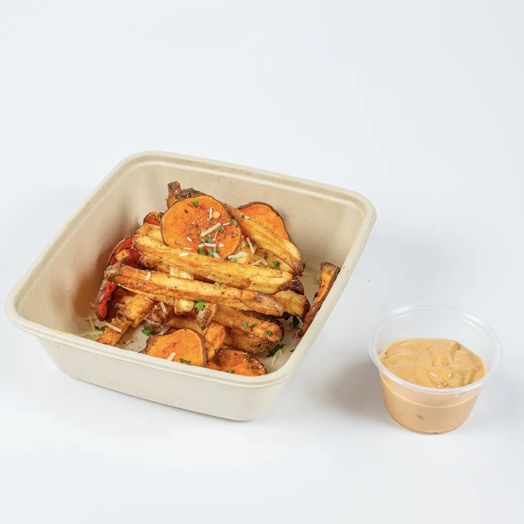 Baked Potato Fries and Sweet potato