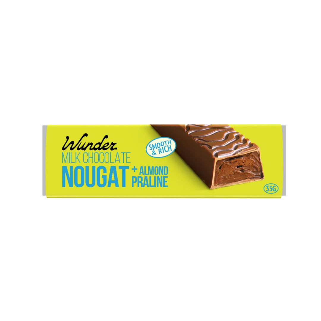 Milk Chocolate Nougat with Almond Praline
