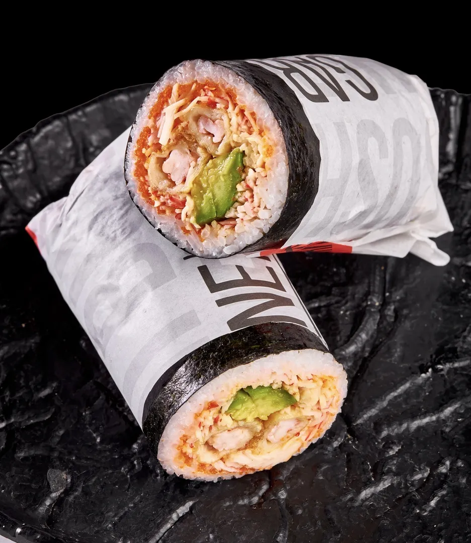 Hot Shrimp & Crab Burrito