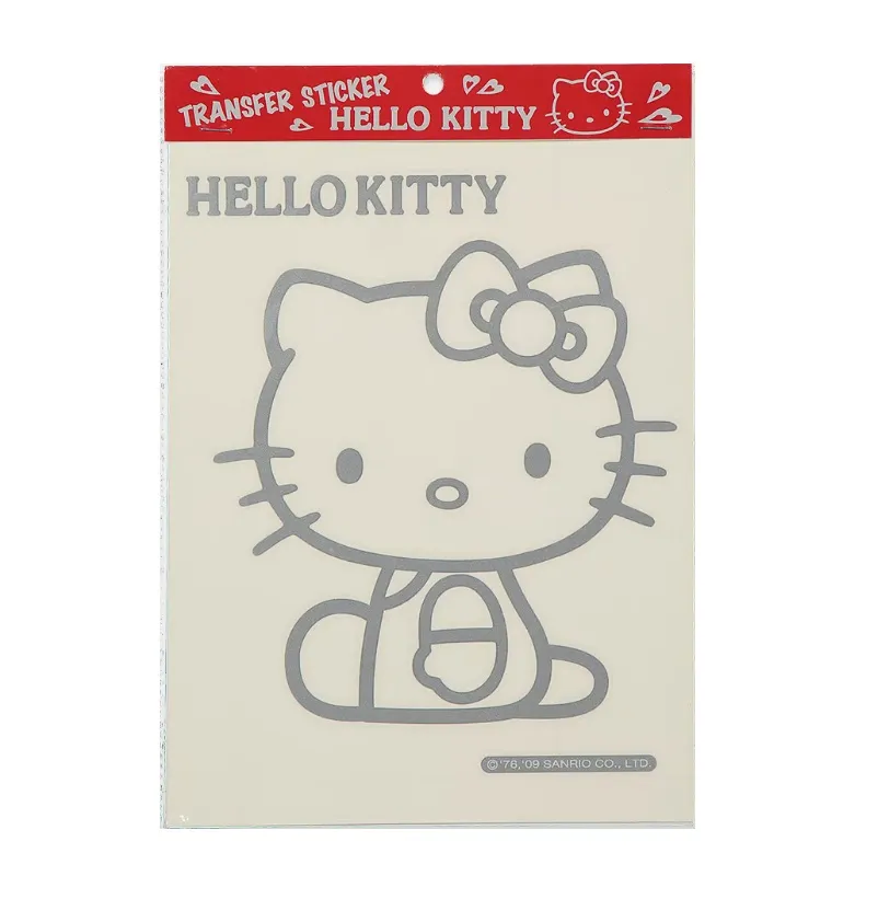 Hello Kitty Transfer Sticker: Sitting Kitty