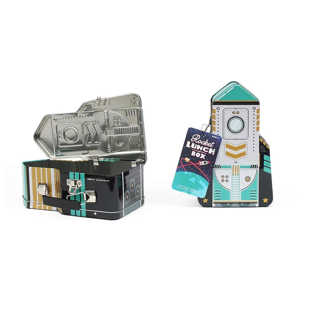 Rocket Metal Lunch Box