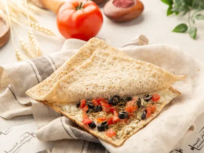 Cheese, Vegetables Square Kaaki