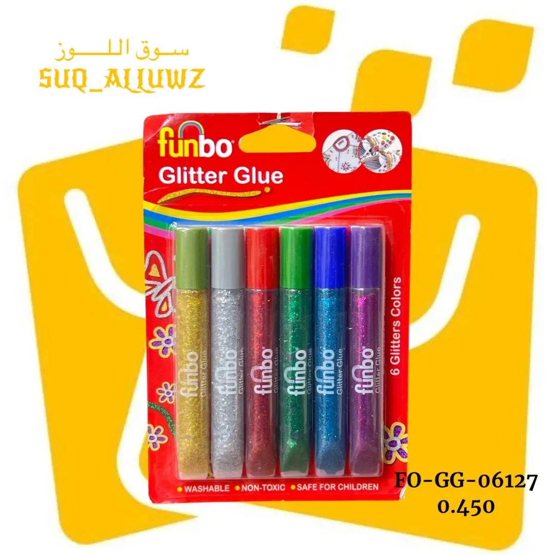 صمغ جليتير زيري كرت غامق FO-GG-06127
