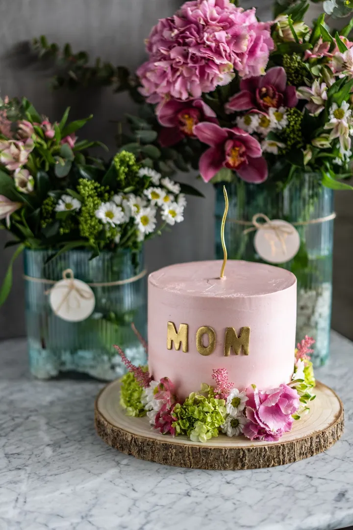 Cake My Day- Pink Garden Cake