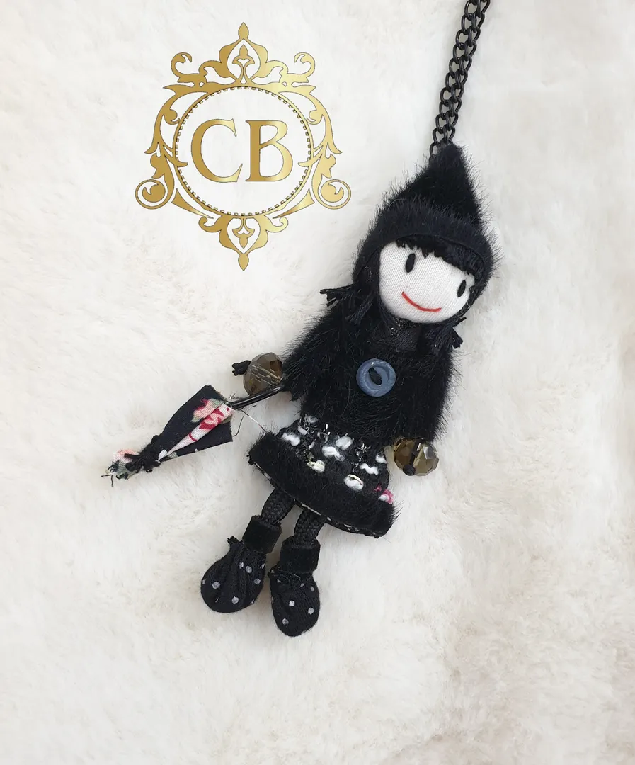 Black Doll Neaklace