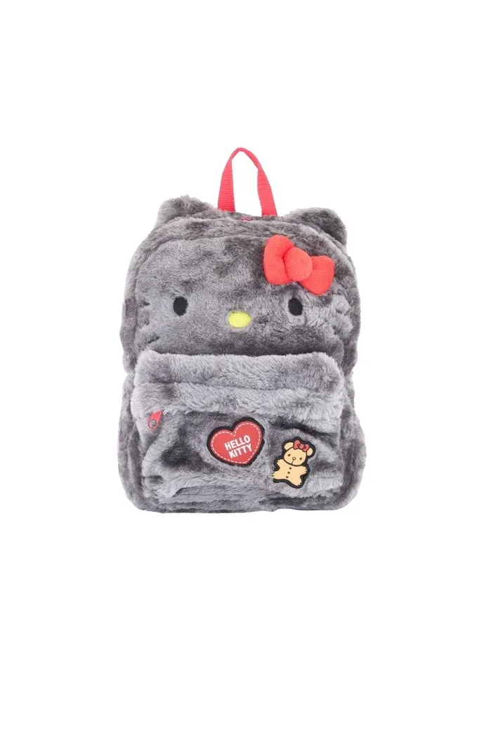 Hello Kitty Faux Fur Backpack 26 x 20 CM