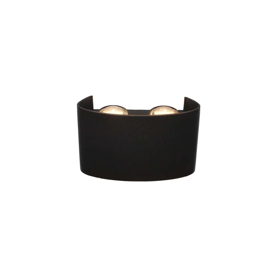 CLEVER LED Wall Lamp BLACK OUT 120x80x35mm