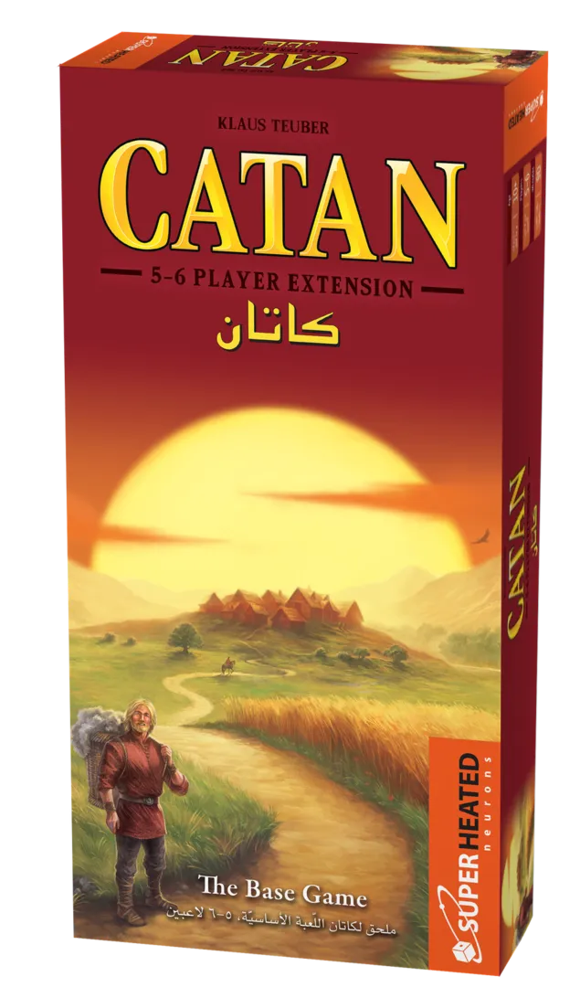 لعبة كاتان الأساسية - توسعة 5-6 لاعبين