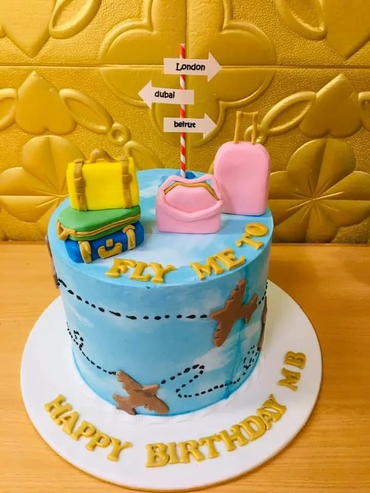 travelling cake
