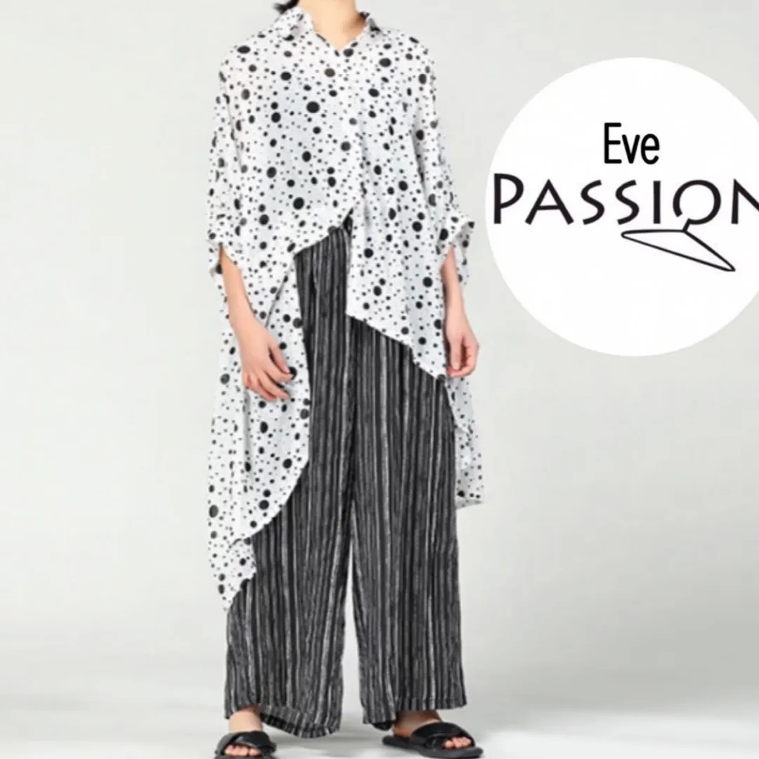 POLKA DOT WHITE CHIFFON TOP