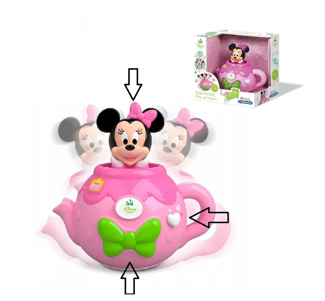 Baby Minnie Mouse Pop-up Teapot with Music Toy