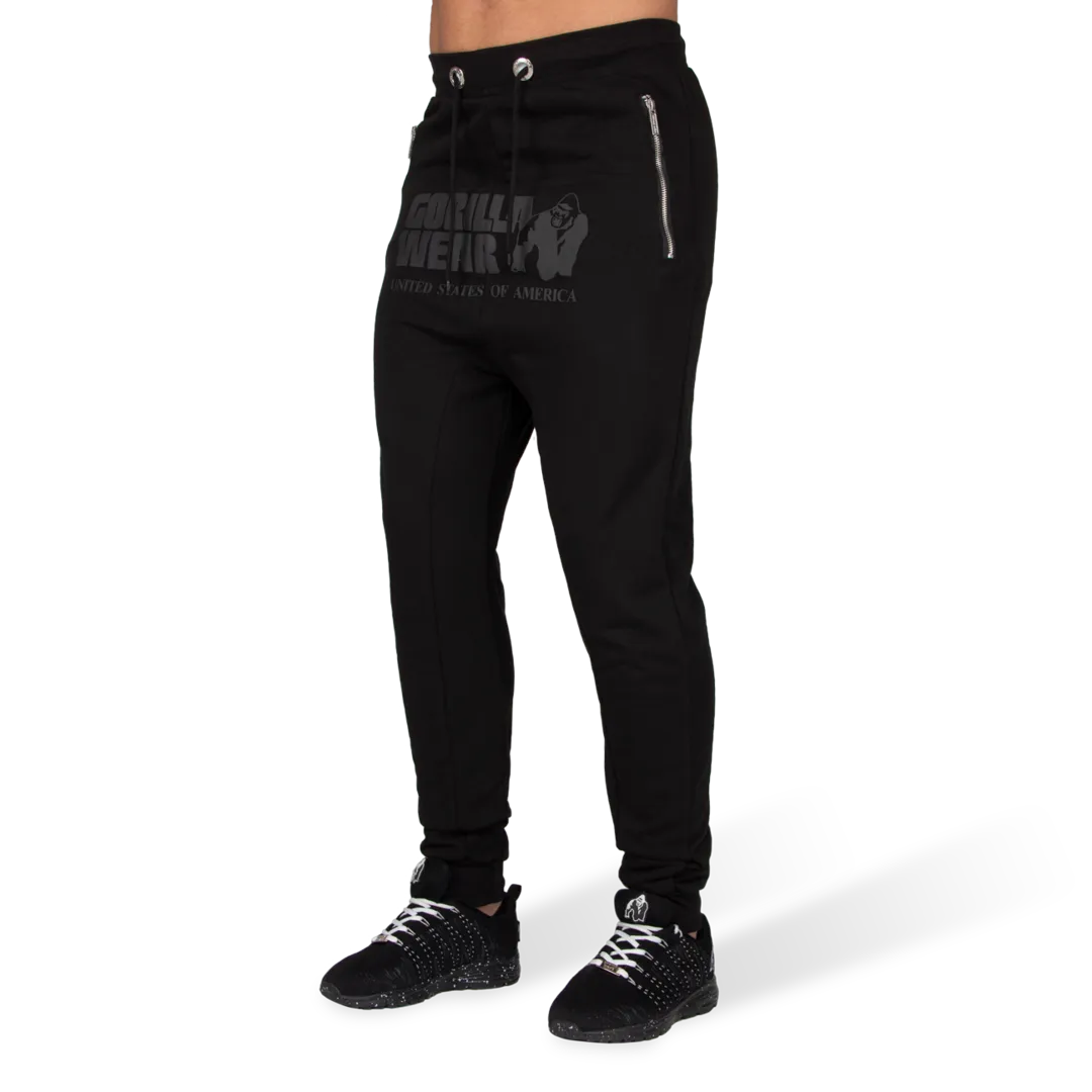 Alabama Drop Crotch Joggers Black