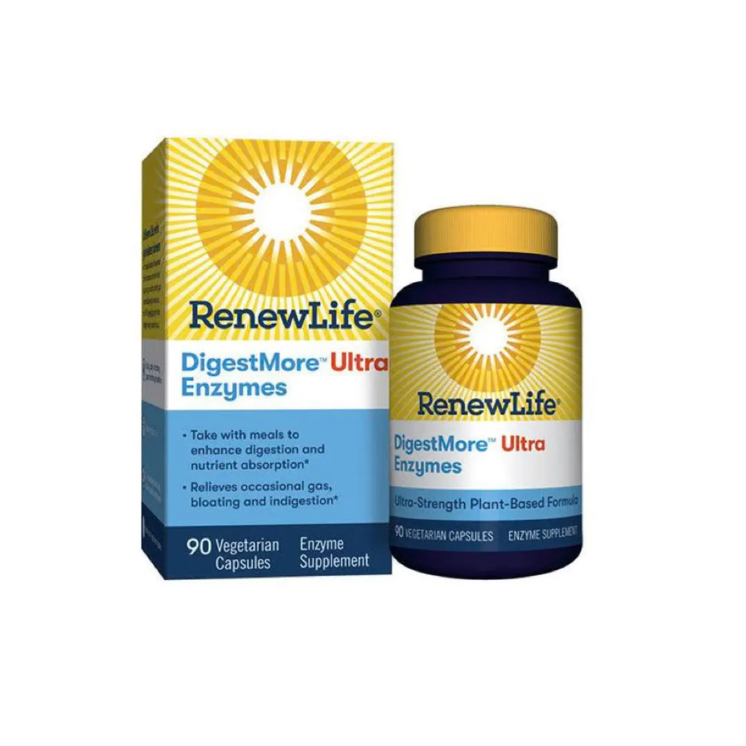 RenewLife DigestMore Ultra Enzymes 90 Veg Caps