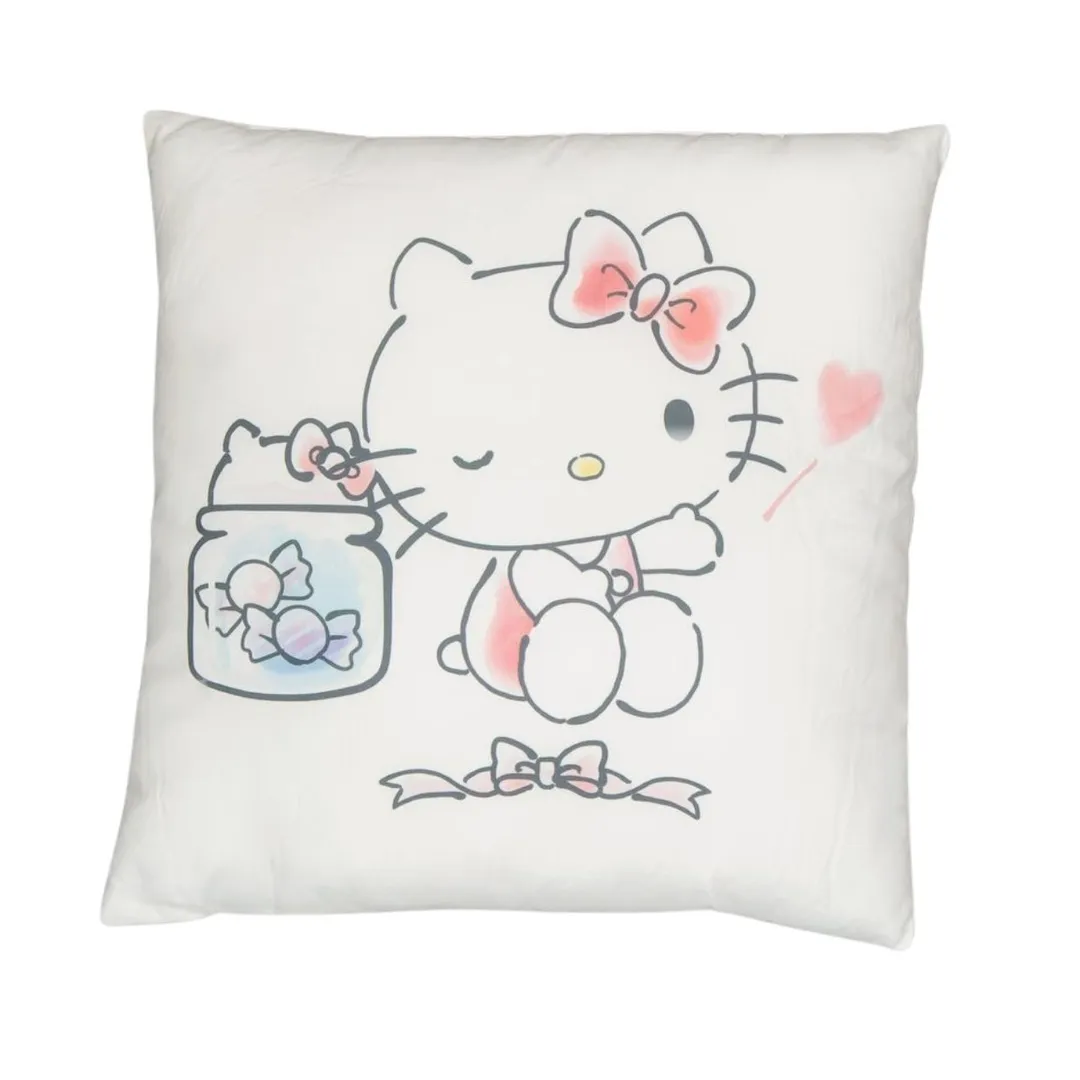 Hello Kitty Square Printed Cushion Both-sides