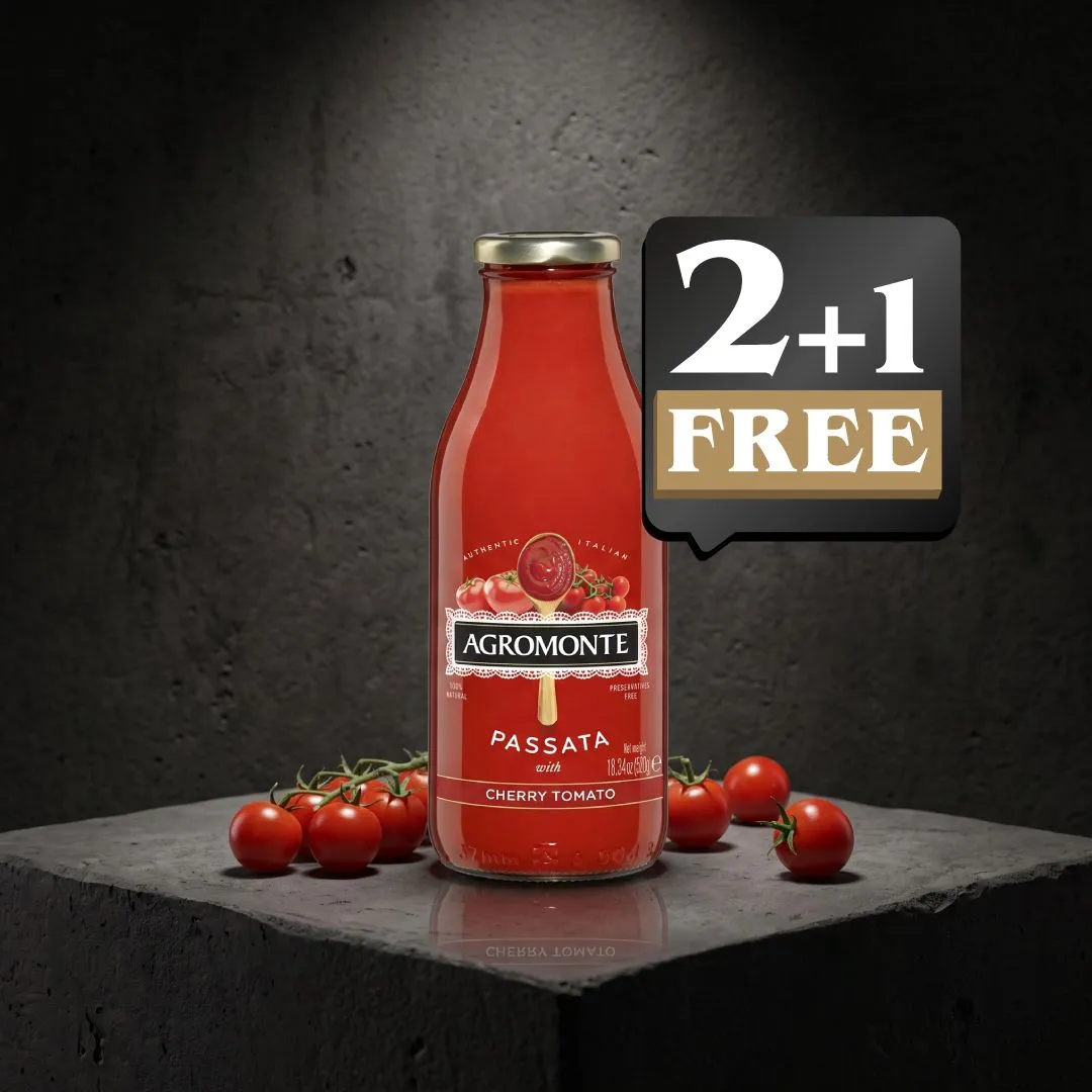 Italian crushed tomatoes from Sicily with cherry tomatoes Offer