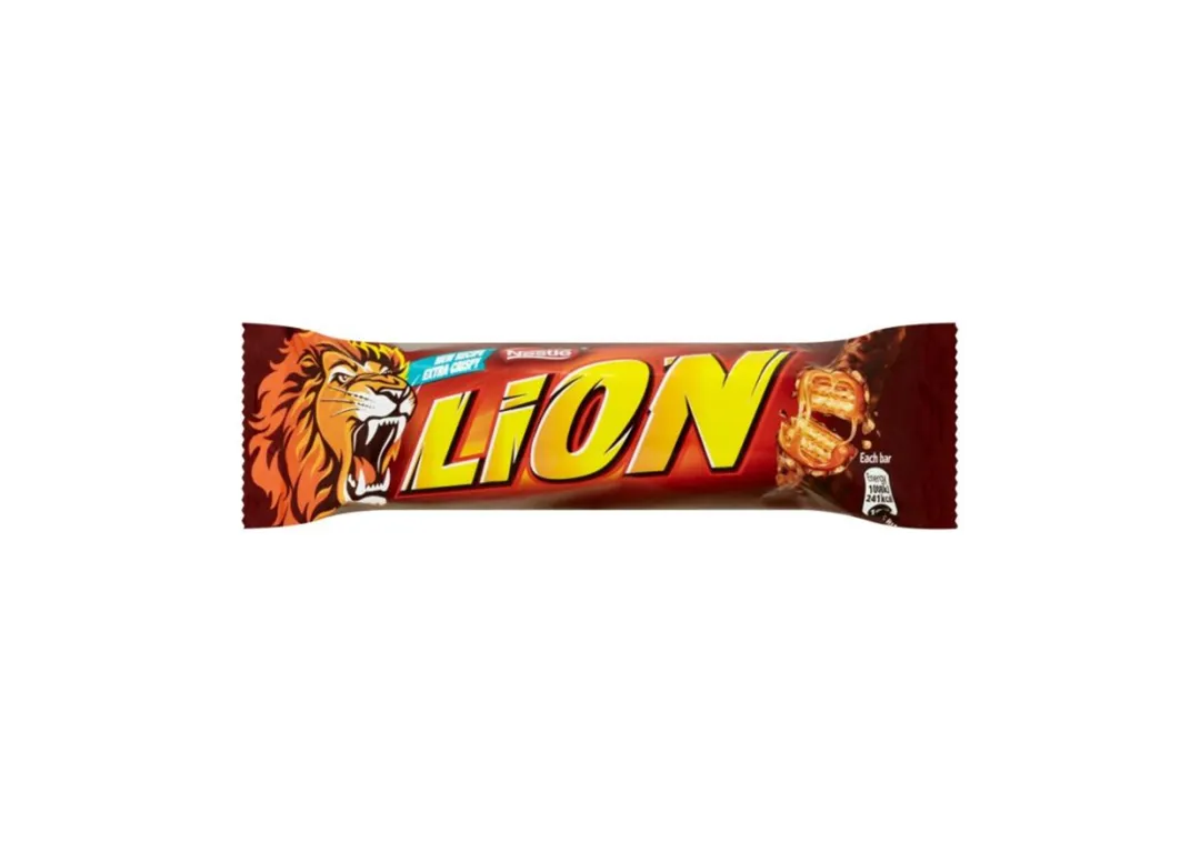Nestle Lion Chocolate Bar Filled With Caramel and Cereals 30g X 24 Pieces