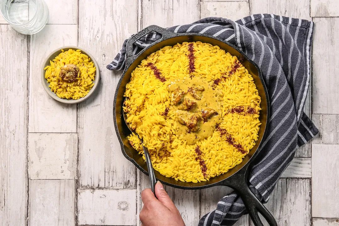 Shrimp Saffron Orzo Family Size