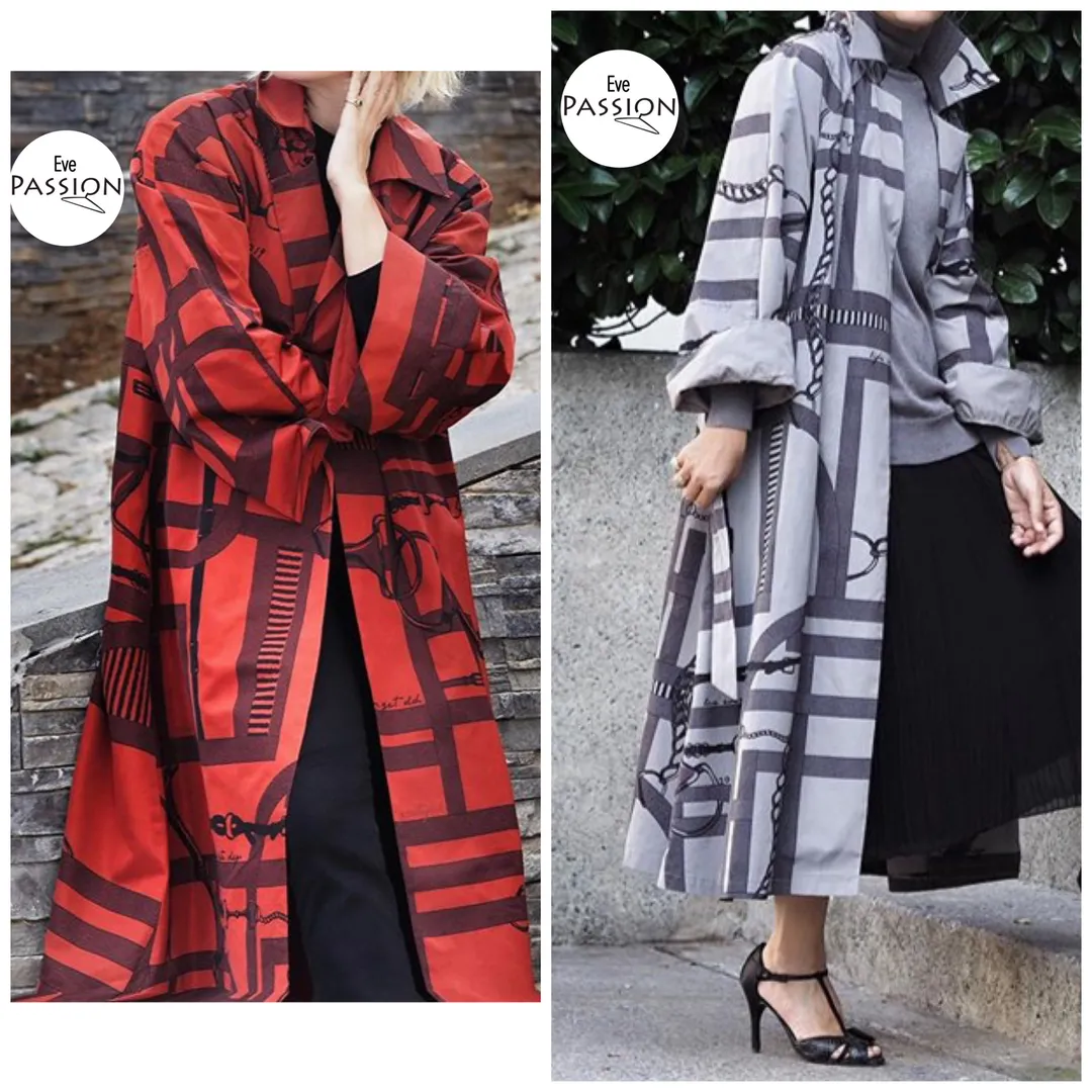 Long Rain Jacket (Chain)