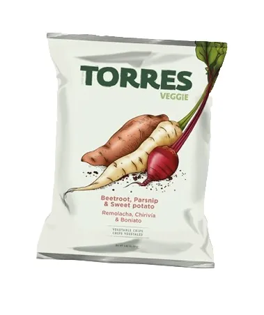 Torres Veggie Chips Beetroot, Parsnip & Sweet Potato 90gm